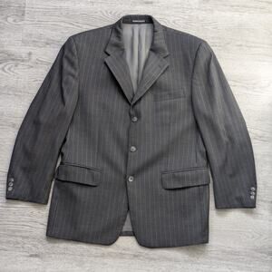 40S Stripped Suit Jacket 100% Wool pinstripe, Marco Biella